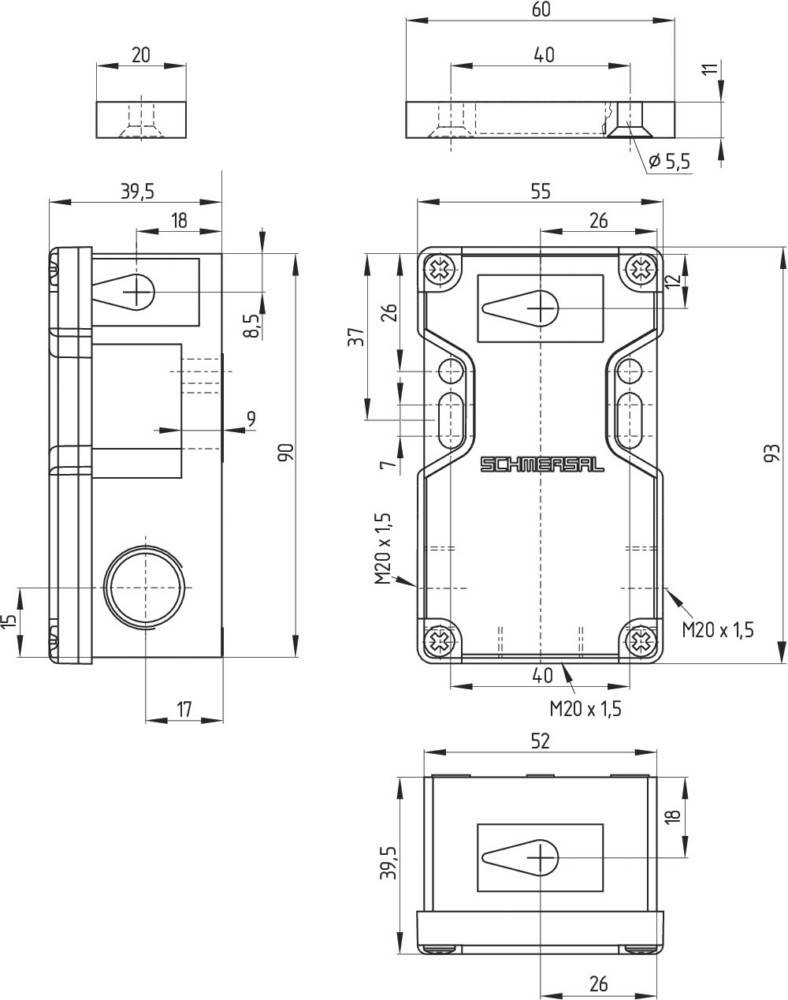 Schmersal Sicherheits-Sensor BNS 16-12ZR