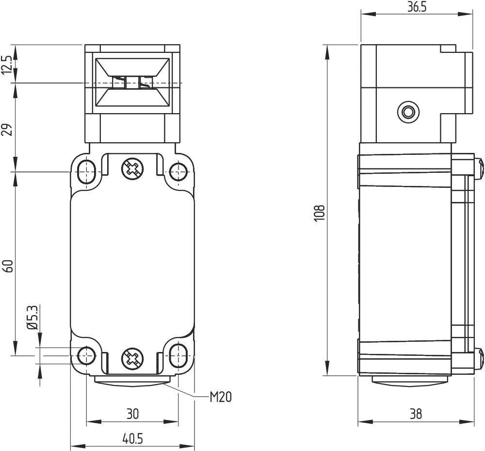 Schmersal Sicherheitsschalter AZ 3350-12ZUEK-U270