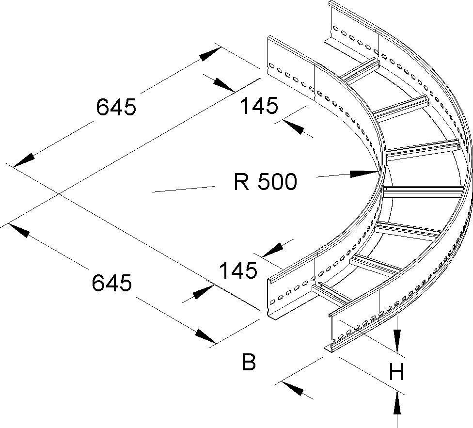 Niedax Kleiner Bogen KLBK 100.203
