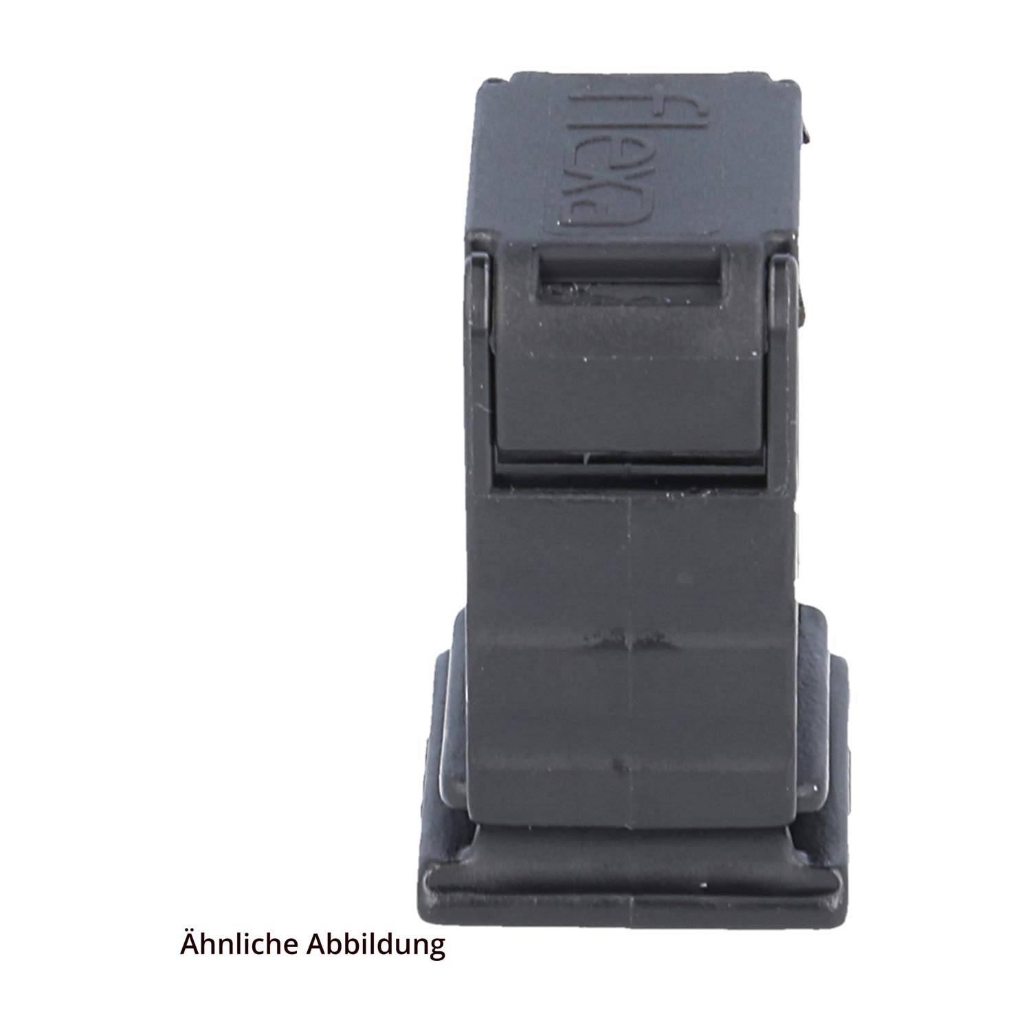 FLEXA FSHB Schlauchhalter mit Deckel für Schlauch-Außendurchmesser 10,0mm für Wellschlauch AD 10.0mm - 1 Stück