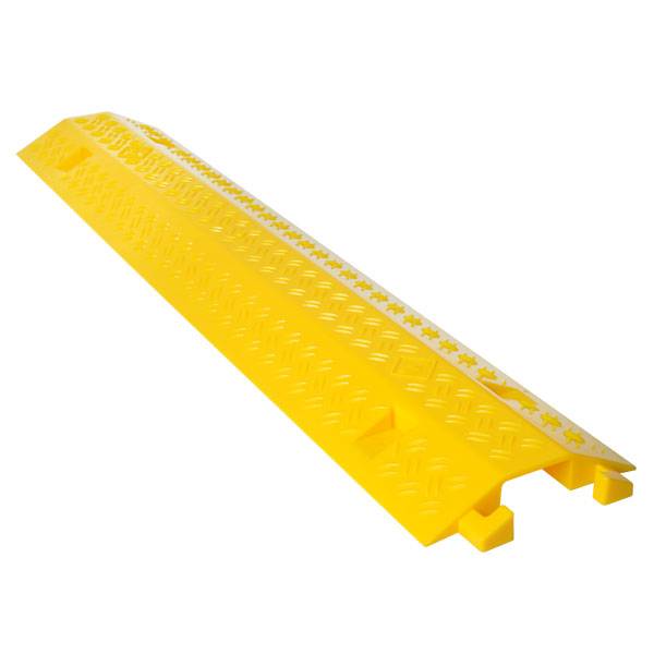 Kabelbrücke gelb, 1 Kanal, Maße (LxBxH): 975x200x35 mm