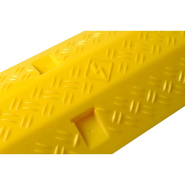 Kabelbrücke gelb, 1 Kanal, Maße (LxBxH): 975x200x35 mm