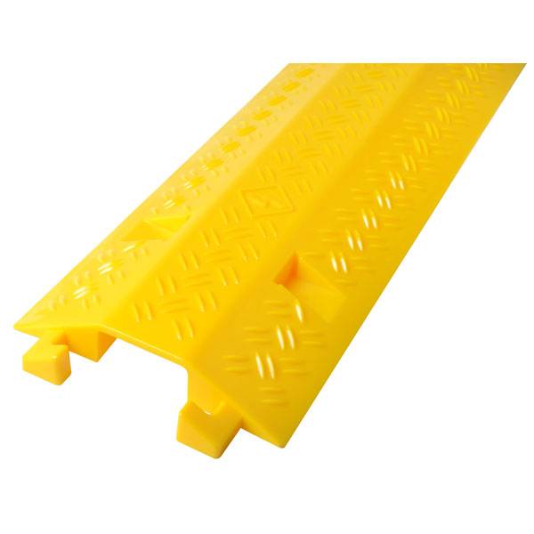 Kabelbrücke gelb, 1 Kanal, Maße (LxBxH): 975x200x35 mm