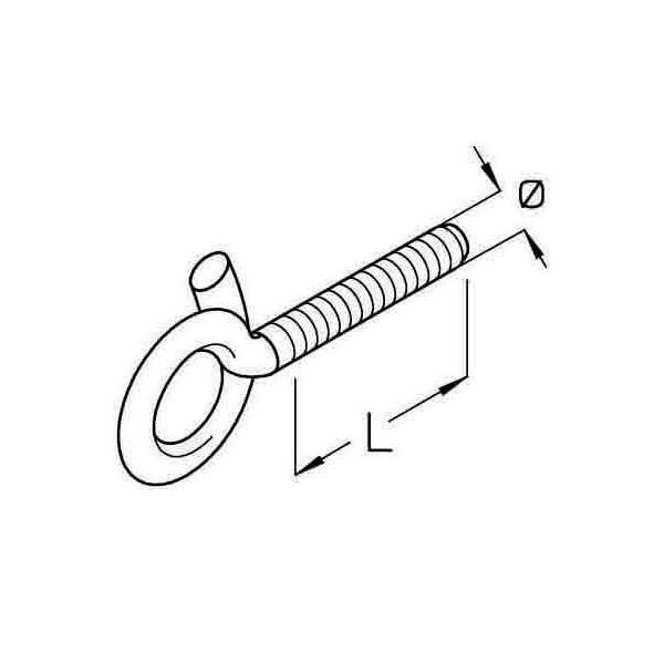 PohlCon (Puk) Schaukelhaken SHS 8x45