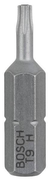 Eine Metallsechskantschraube steht vertikal vor einem weißen Hintergrund.