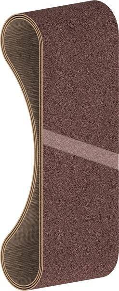 Eine Nahaufnahme einer strukturierten Oberfläche mit einem braunen, welligen Muster und einem helleren diagonalen Streifen in der Mitte, der von zwei goldenen Kanten begrenzt wird.