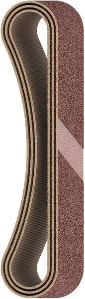 Nahaufnahme eines dunkelroten Gitarrenverstärkers mit strukturierten und gestreiften Oberflächen, die verschiedene Schichten von Stoff- und Materialmuster zeigen.