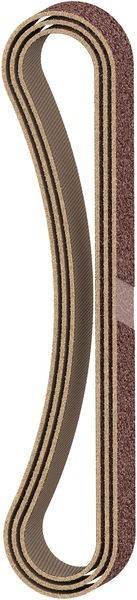 Nahaufnahme von strukturierten, geschwungenen Schichten in Braun- und Beigetönen, möglicherweise Teil eines dekorativen oder strukturellen Gestaltungselements.