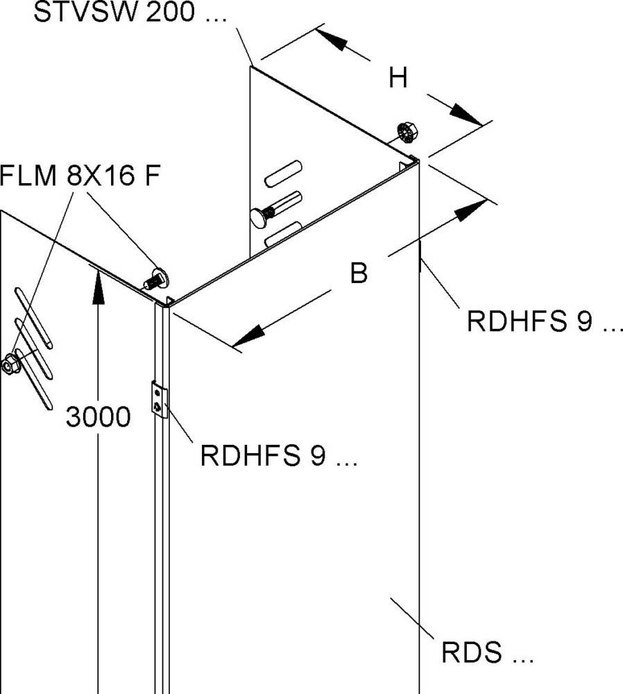 3 Mtr. Niedax Steigetrassenverkleidung STVW 400 F
