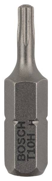 Sechskantbit-Spitze für Schraubendreher, silbermetallic beschichtet, zum Befestigen von Schrauben.