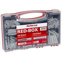 Fischer UX/SX Sortimentsbox, Schrauben- & Dübelsatz, Beton, Kunststoff, Grau, 290 Stück(e), Box