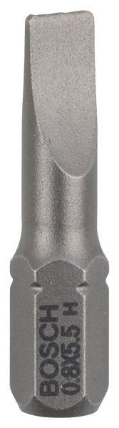Ein metallischer Hexalobular (Torx) Schraubenbit mit rundem Schaft und sechsläpfigem Kopf, der üblicherweise zum Anziehen oder Lösen von Schrauben verwendet wird.