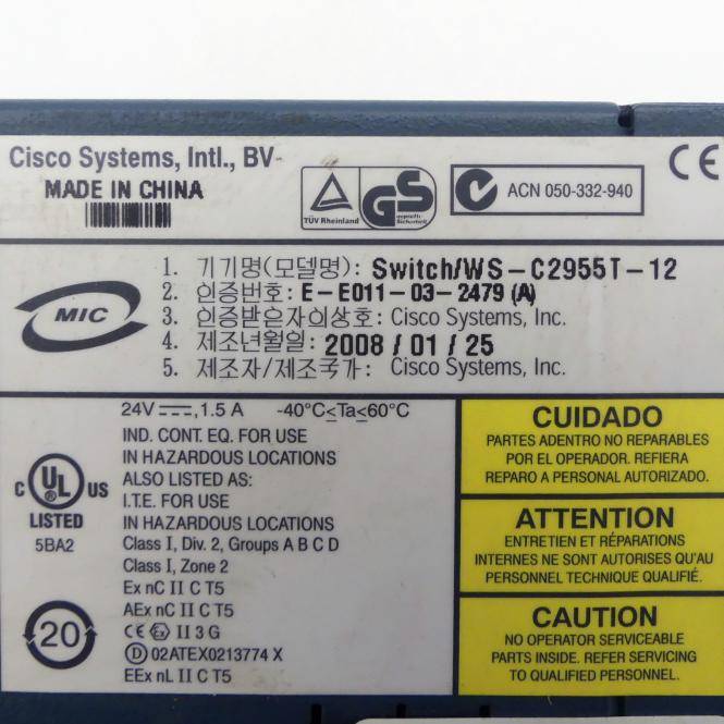 CISCO Katalysator Switch (WS-C2955T-12)