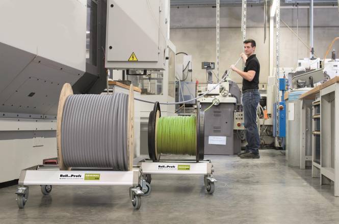 Luebbering Original XL Kabel-Abroller Roll..Profi