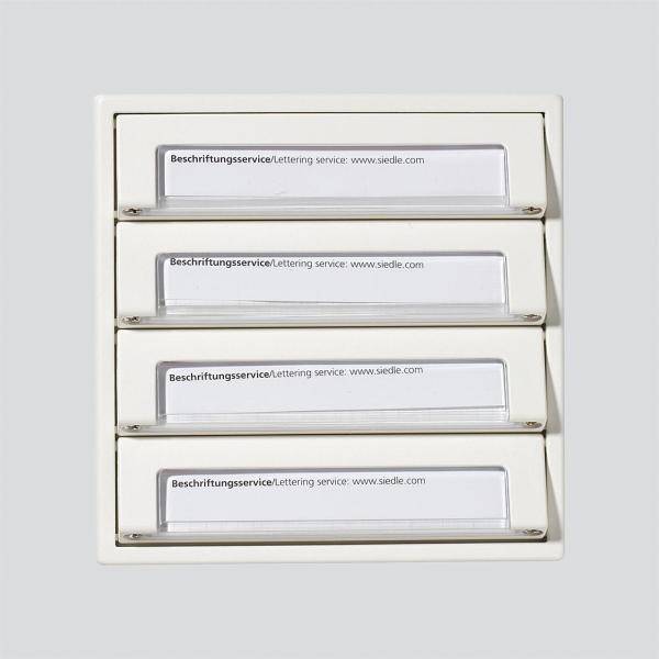 Siedle Tastenmodul TM 511-04 W weiss 4 Tasten