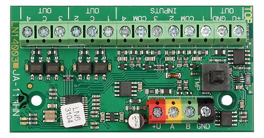 1St. Indexa 9000EA4, SYSTEM 9000 Bus-Ein-/Ausgangsmodul 4 Meldelinien + 4 Schaltausgänge...