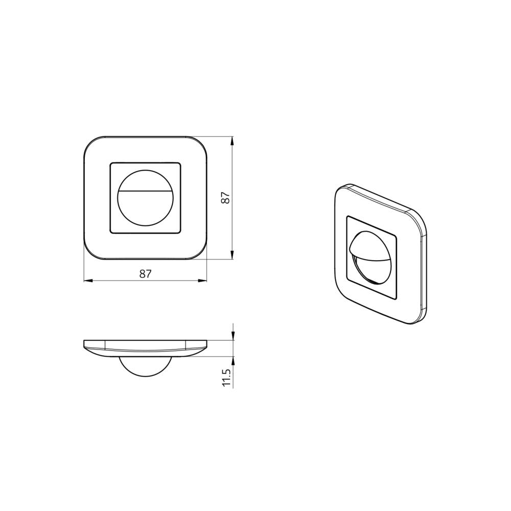 BEG Brück Electronic Abdeckung IP20 rws 92630