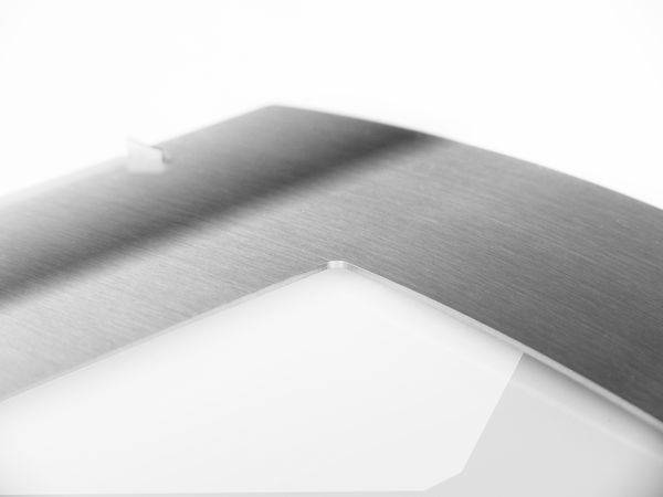 37 Wandleuchte E27 75W Edelstahl