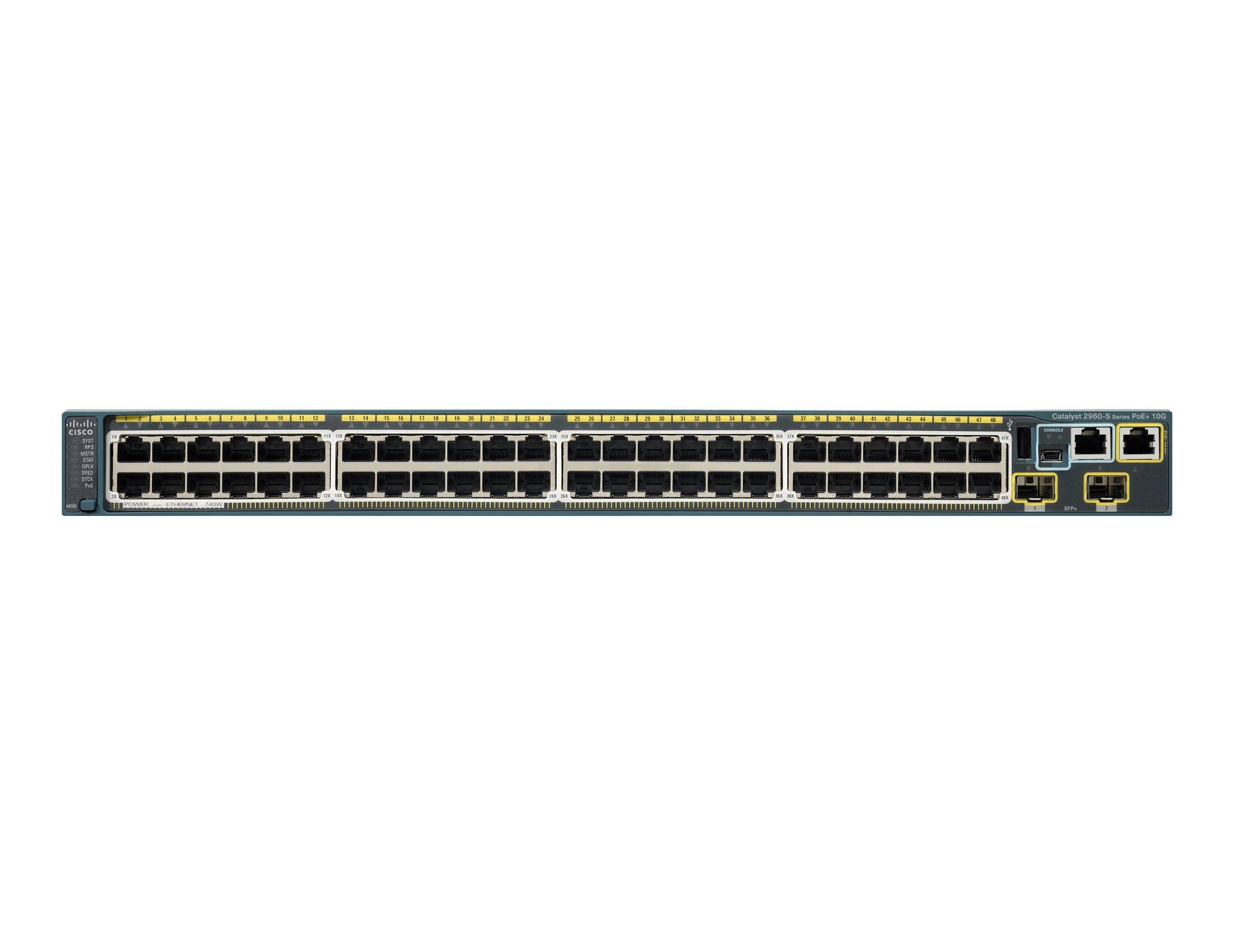 Cisco Catalyst 2960S-48TD-L - Switch - managed
