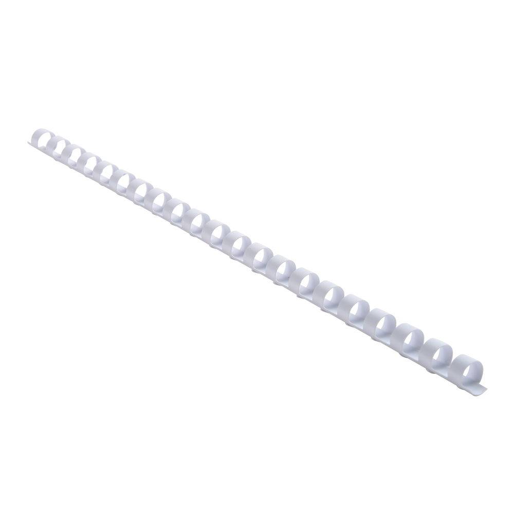 Exacompta Schachtel mit 25 Spiralen 10 mm PVC für die Bindung, A4, Weiß, 76300E