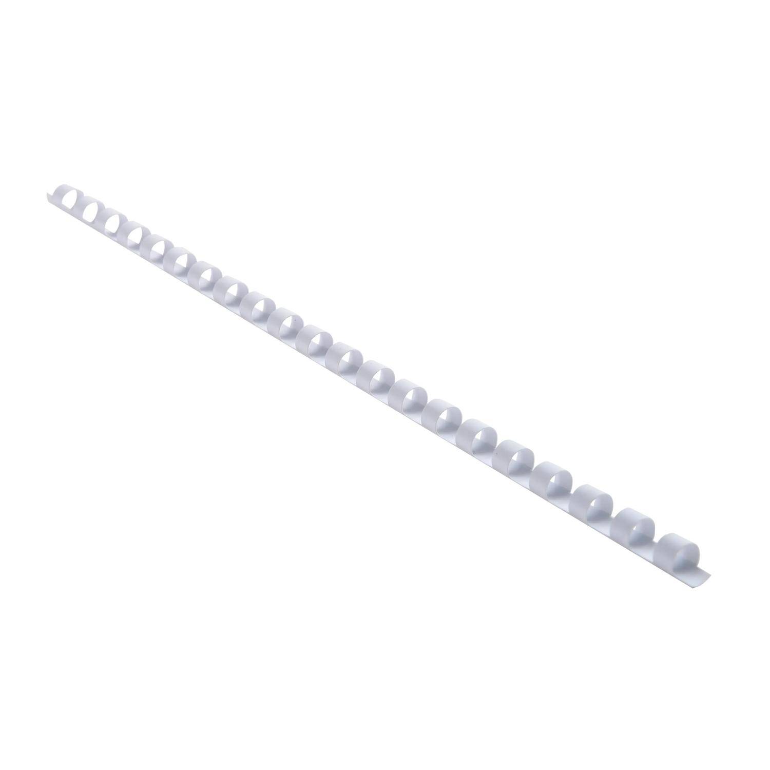 Exacompta Schachtel mit 25 Spiralen 8 mm PVC für die Bindung, A4, Weiß, 76200E
