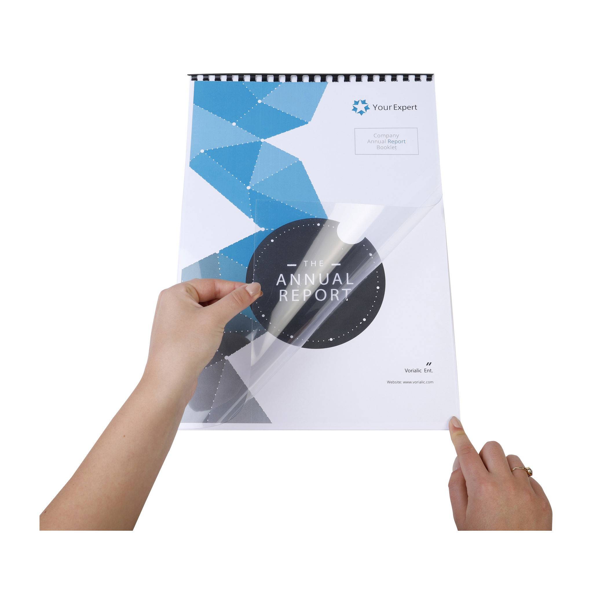 Exacompta Schachtel + 100 Spiralen 10 mm PVC für die Bindung A4 Schwarz 75301E