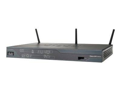 Cisco 886 ADSL2/2+ Annex B Router with 3G, 802.11n ETSI Compliant - Wireless Router - DSL/WWAN - 4-Port-Switch - WAN-Ports: 3 - 802.11b/g/n (draft
