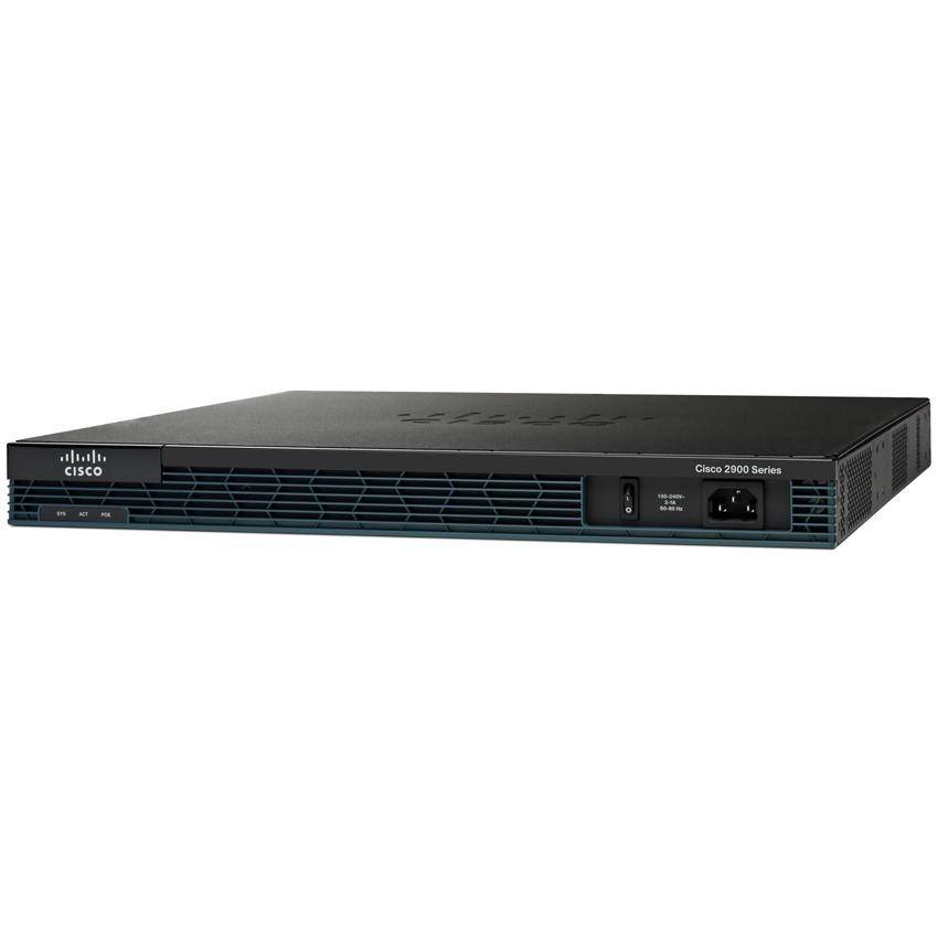 Cisco 2901 Voice Security Bundle - Router - Sprach- / Faxmodul