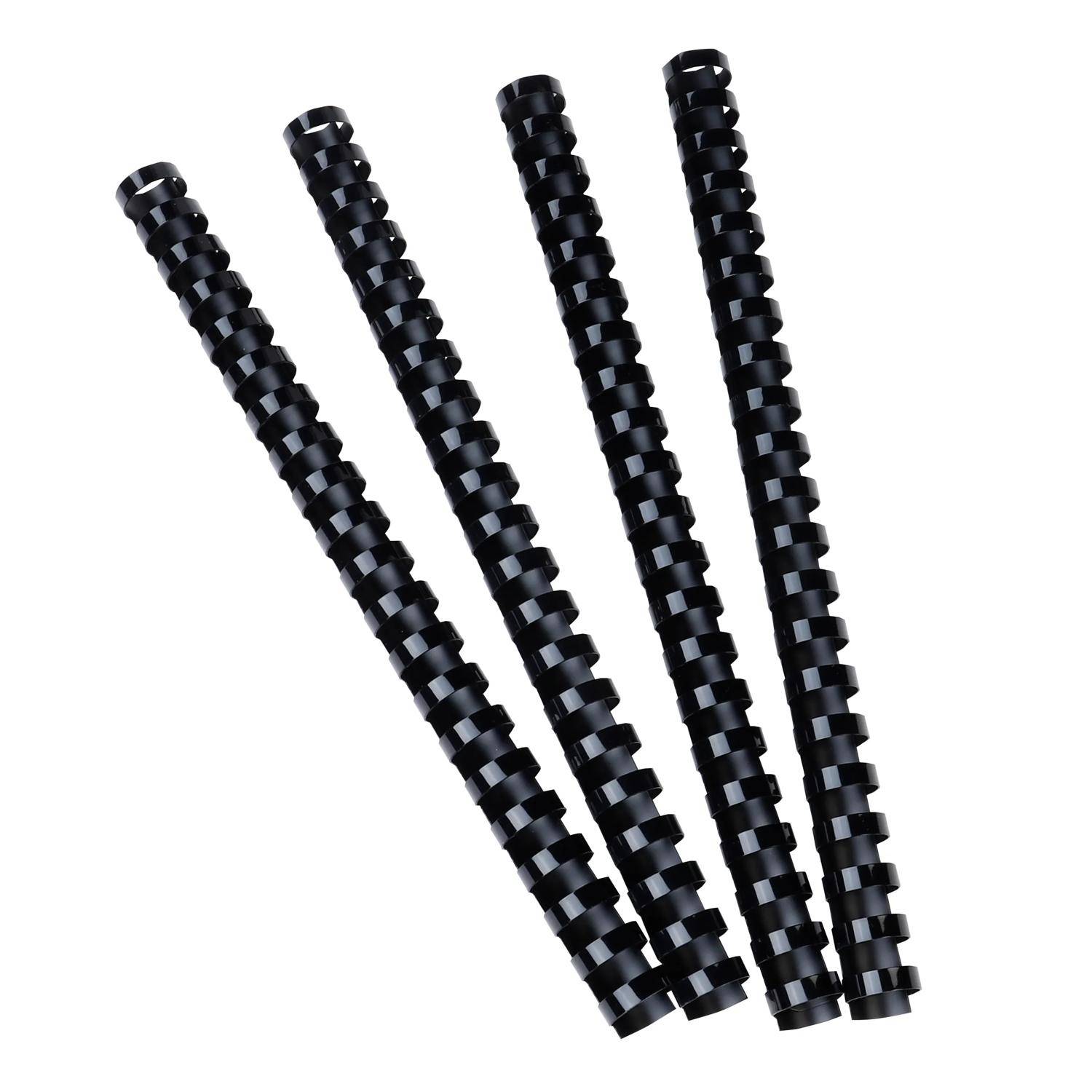Exacompta Schachtel + 100 Spiralen 16 mm PVC für die Bindung A4 Schwarz 75501E