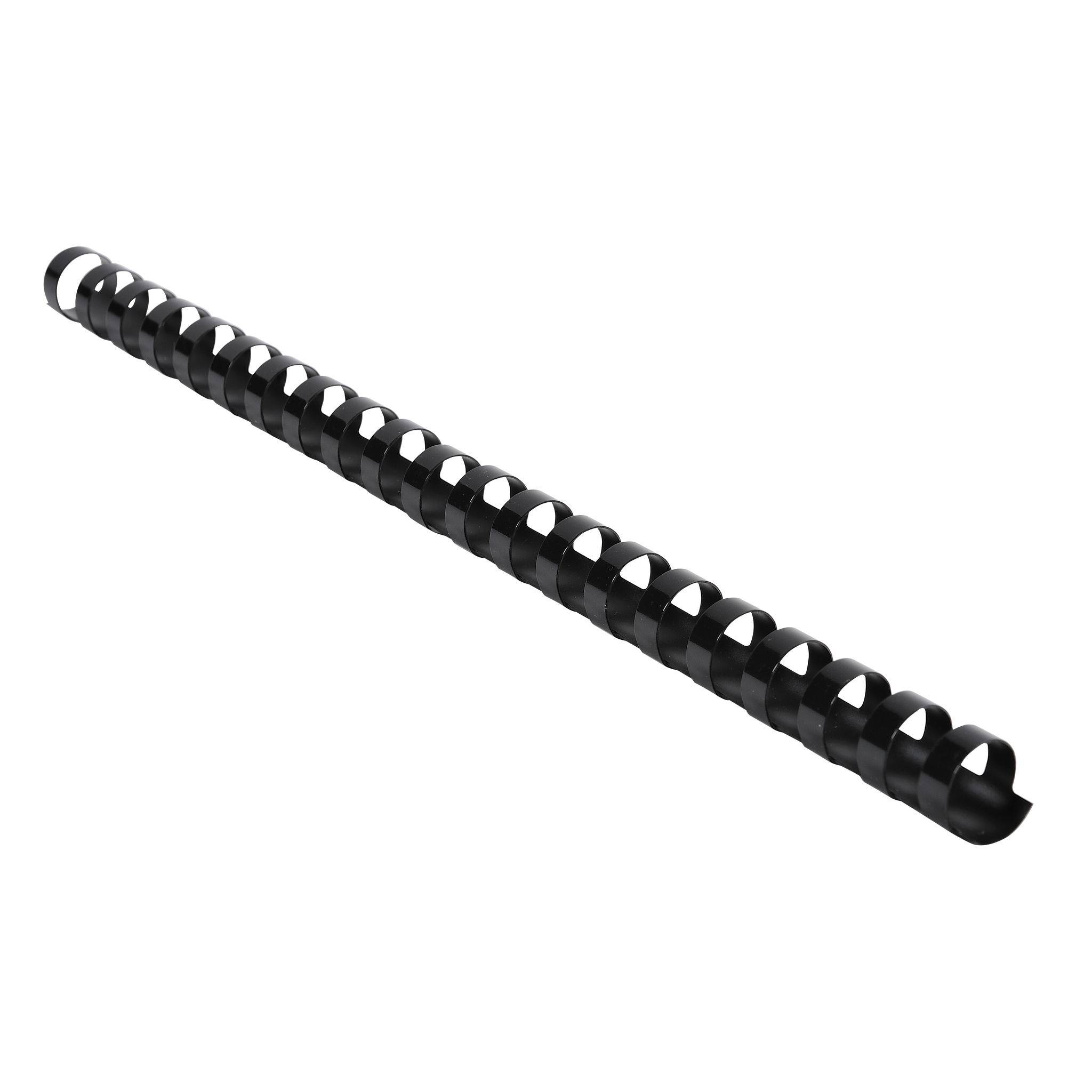 Exacompta Schachtel + 100 Spiralen 16 mm PVC für die Bindung A4 Schwarz 75501E
