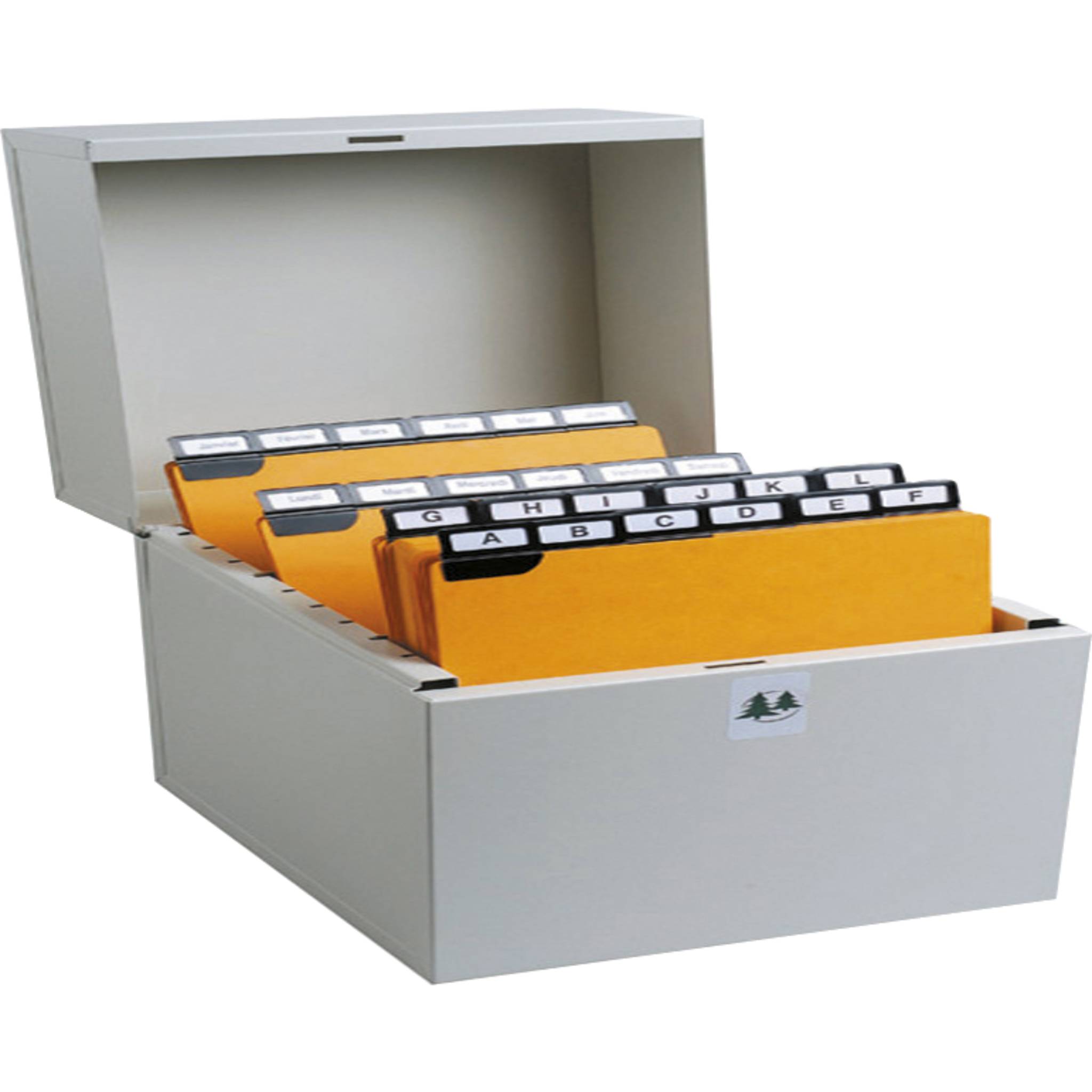 Exacompta Karteikassette aus Metall, 174x240x210mm - Grau - 54728E