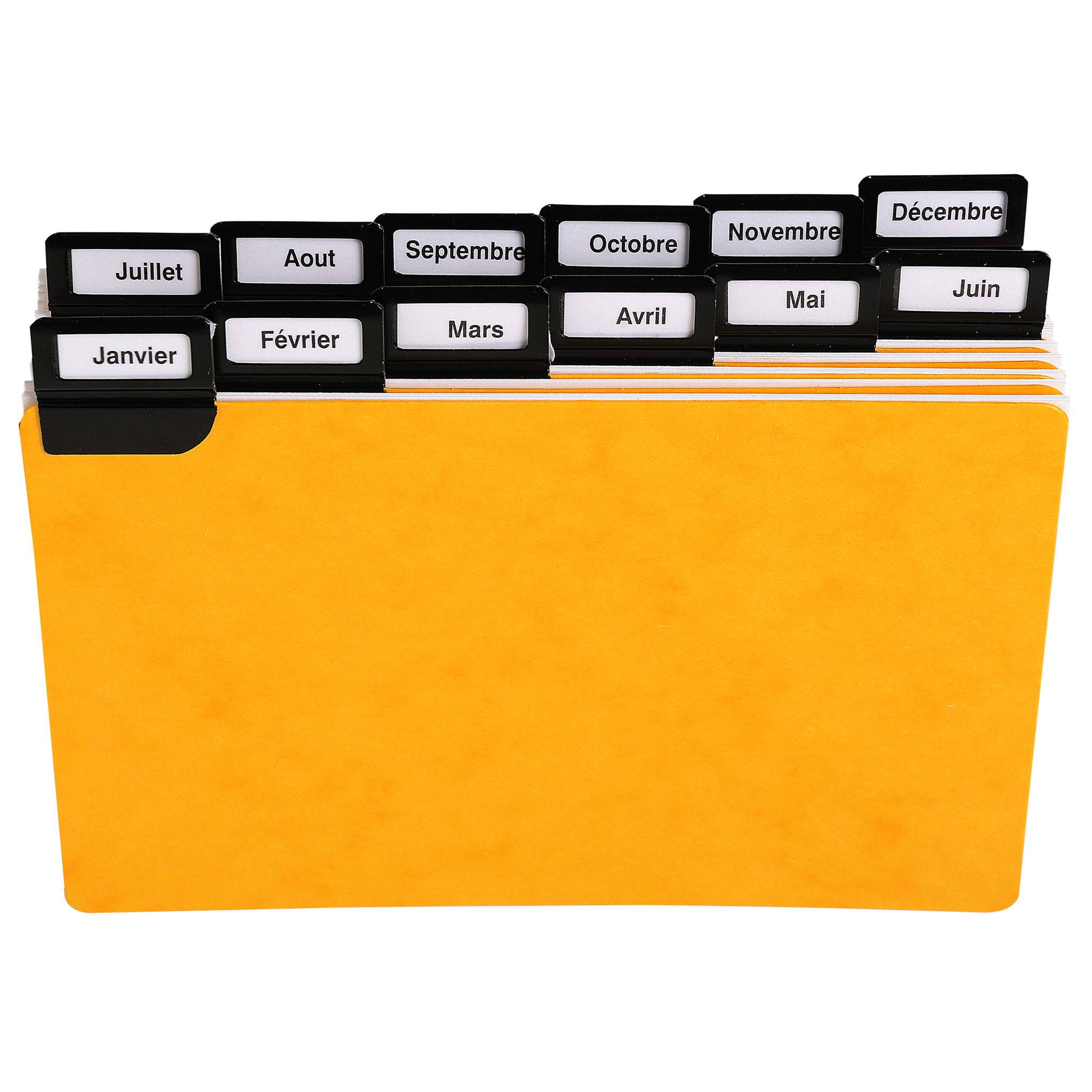 Exacompta 24x Trennblatt Fensterreitern Metall alphabetisch 105x148 mm 13752E