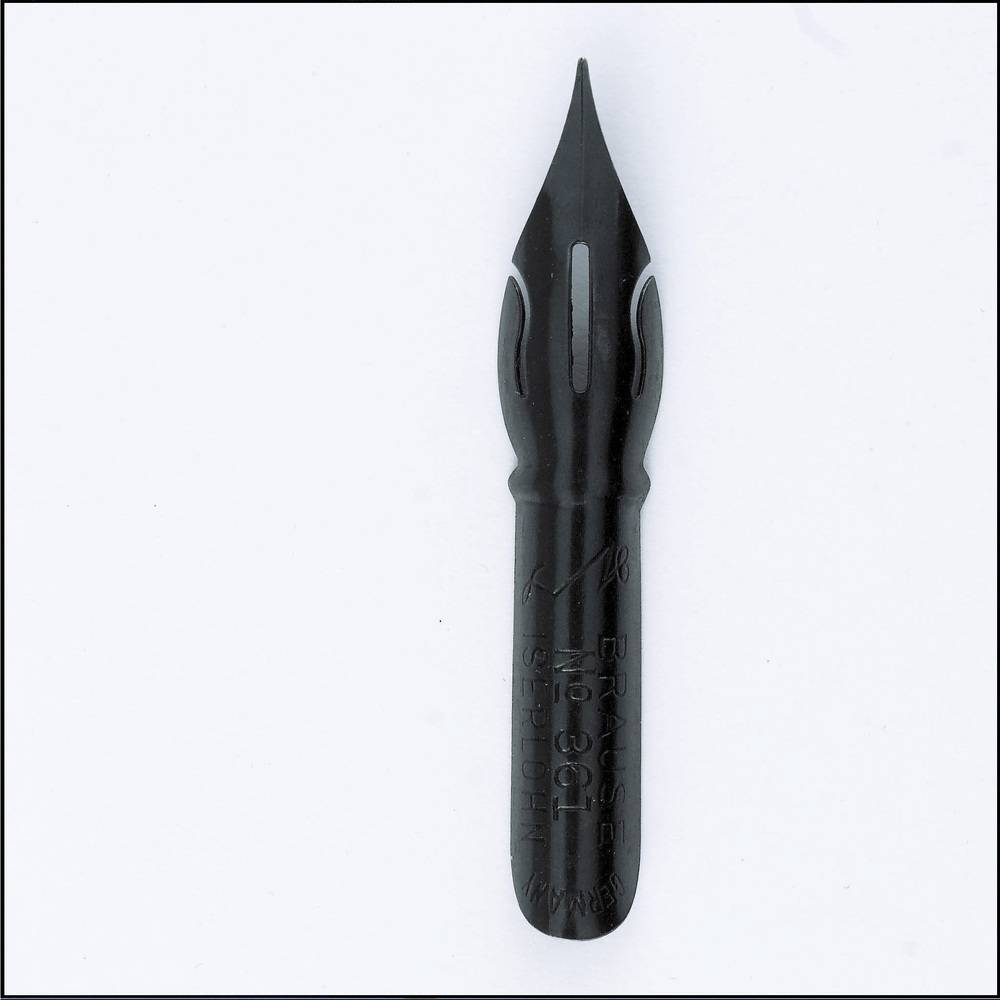 Brause Schachtel mit 50 Schreibfedern Stenofeder 361B