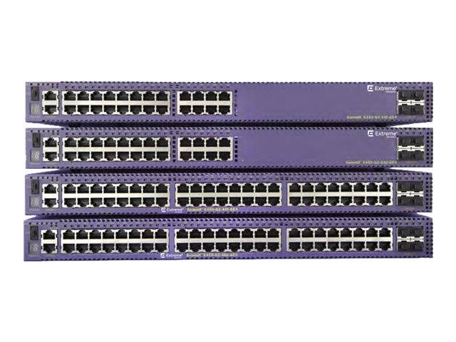 Extreme Networks Summit X450-G2 Series X450-G2-24p-10GE4-FB-715-TAA - Switch - managed - 24 x 10/100/1000 (PoE+)