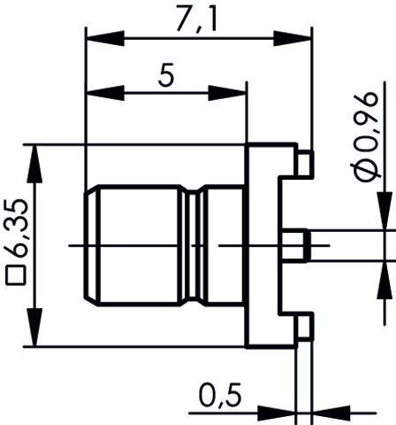 Telegärtner SMB-Stecker in SMT AU 100024855