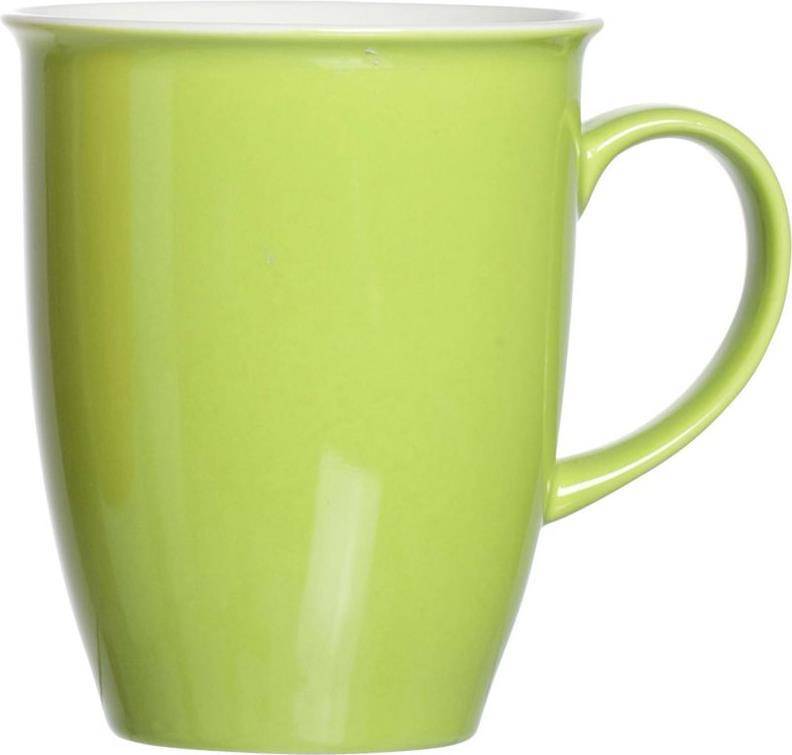 Flirt by R & B Kaffeebecher ''Grün Doppio'', 0,32 l aus Porzellan, spülmaschinenfest,