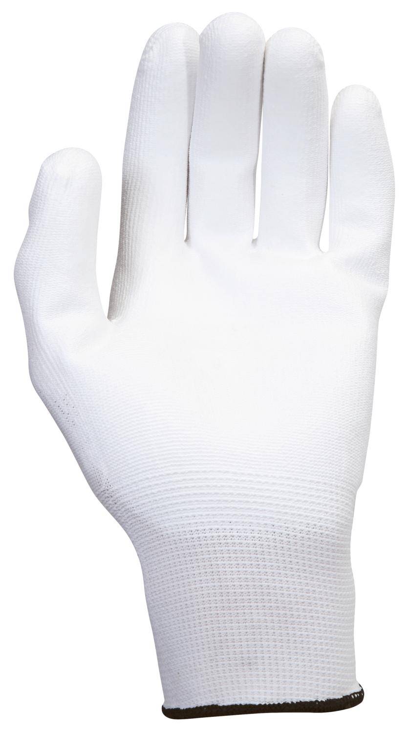 KS TOOLS Mikro-Feinstrickhandschuhe-wei, 11, 12 Paar