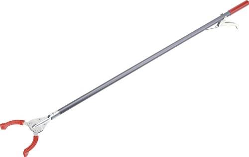 Abfallgreifzange 900mm Aluminium,Stahl,SBS,PVC Hebelgriff 270g 105mm FLORA