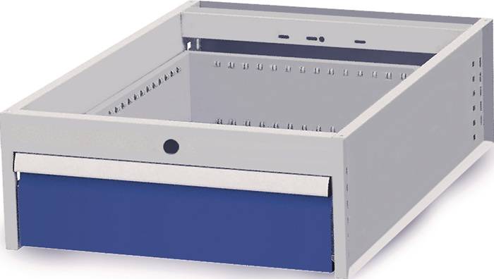 Hängeschublade B541xT736xH208mm lichtblau Vollauszug f.Werkbank BEDRUNKA+HIRTH
