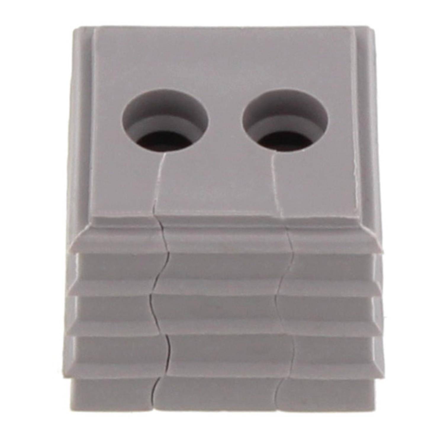 CONTA-CLIP Kabeltülle 2-fach Dichtelement KDS-DE klein Klemmbereich 5,0mm - 6,0mm Temperaturbereich -40°C bis 90°C