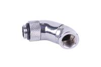 Alphacool angled adaptor double 45° revolvable G1/4" outer thread to G1/4" inner thread