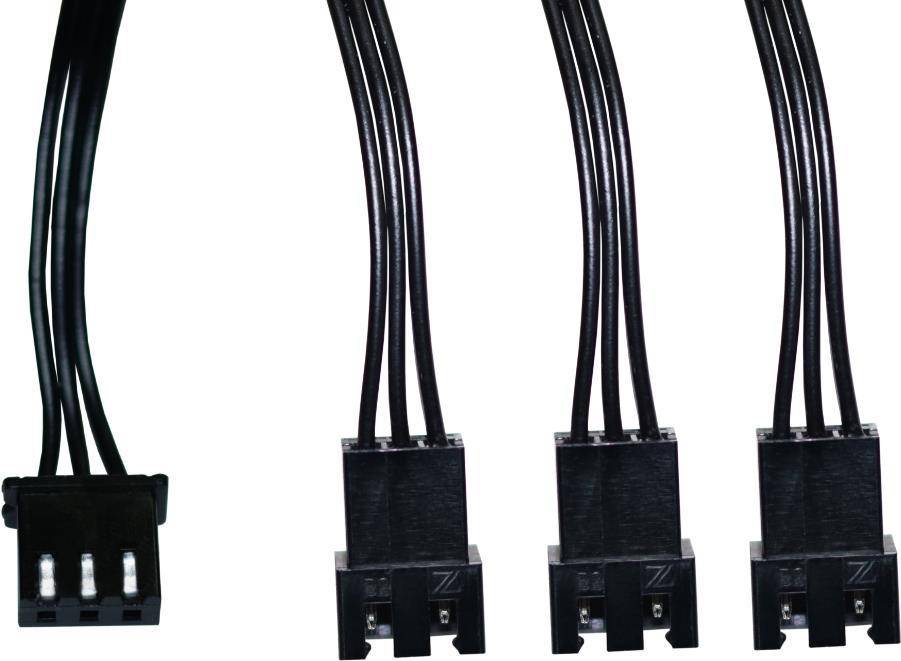 Alphacool Digital RGB LED Y-Kabel 3-fach mit JST Stecker