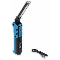 BGS TECHNIC LED-Knicklampe 85334, 3,7V, 2000 mAh, klappbar, blau/schwarz BGS TECHNIC LED-Knicklampe 85334, 3,7V, 2000 mAh, klappbar, blau/schwarz