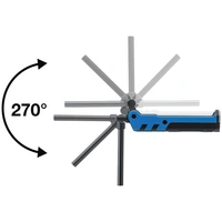 BGS TECHNIC LED-Knicklampe 85334, 3,7V, 2000 mAh, klappbar, blau/schwarz BGS TECHNIC LED-Knicklampe 85334, 3,7V, 2000 mAh, klappbar, blau/schwarz