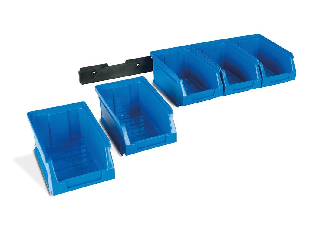 Tayg Sichtlagerkasten, stapelbar, Kunststoff, 336 x 160 x 130 mm, Blau