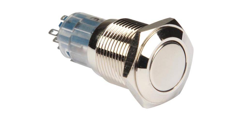 Onpow DRUCKSCHALTER - RUND - METALL - DPDT 2NO 2NC