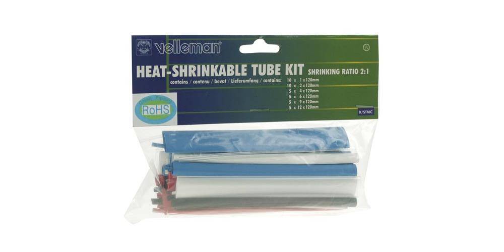 Velleman SCHRUMPFSCHLAUCH-SET - MEHRFARBIG