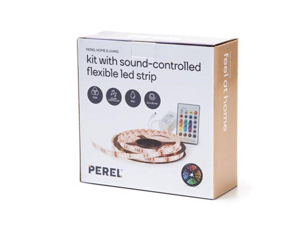 Perel SET MIT FLEXIBLEM LED-STREIFEN, CONTROLLER UND NETZTEIL -