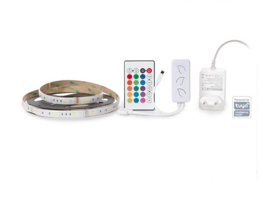 Perel RGB SMART-WI-FI-LED-STREIFEN-SET - KALTWEI & WARMWEI - 5 m - 12