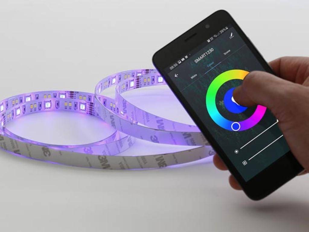 Perel RGB SMART-WI-FI-LED-STREIFEN-SET - KALTWEIß & WARMWEIß - 5 m -